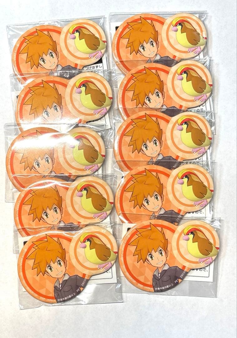 ポケモンマスターズ EX 缶バッジ グリーン & ピジョット ポケマス