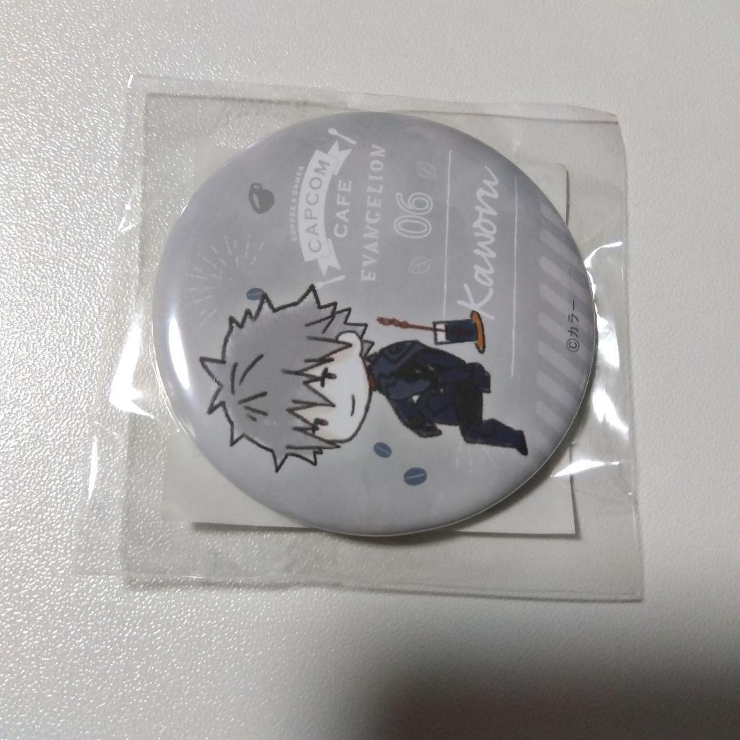 【エヴァンゲリオン】渚カヲル カプコンカフェ 缶バッジ