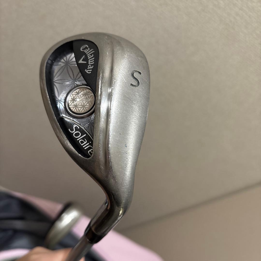 Callaway ピンク ゴルフバッグとクラブとホールとピンセット　初心者セット