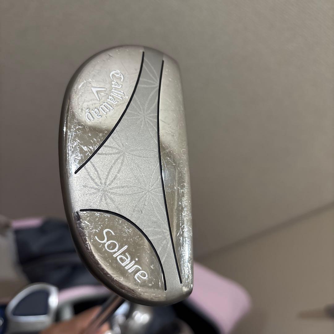 Callaway ピンク ゴルフバッグとクラブとホールとピンセット　初心者セット