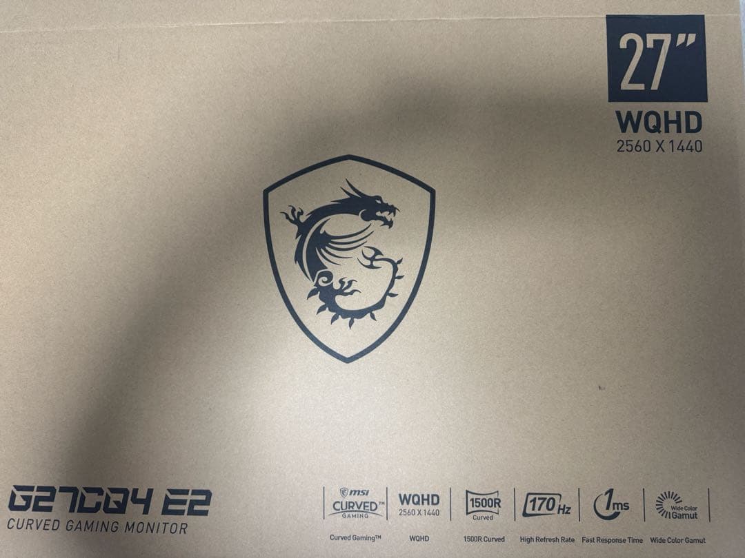 MSI G27CQ4 E2 27インチ 曲面モニター