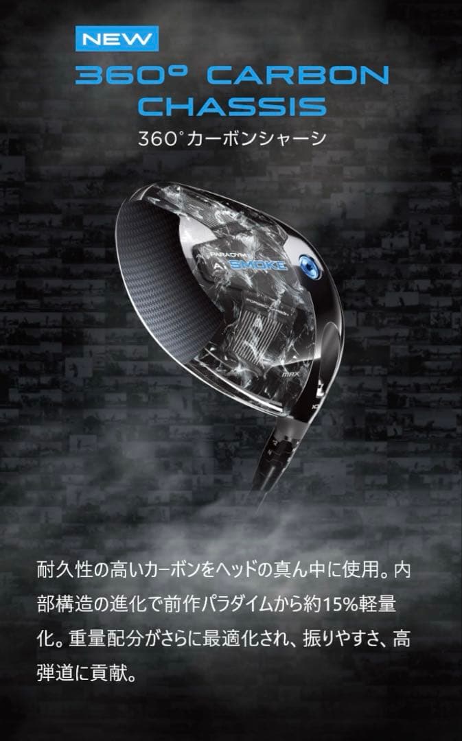 Callaway PARADYM A.I. SMOKE MAX ドライバー