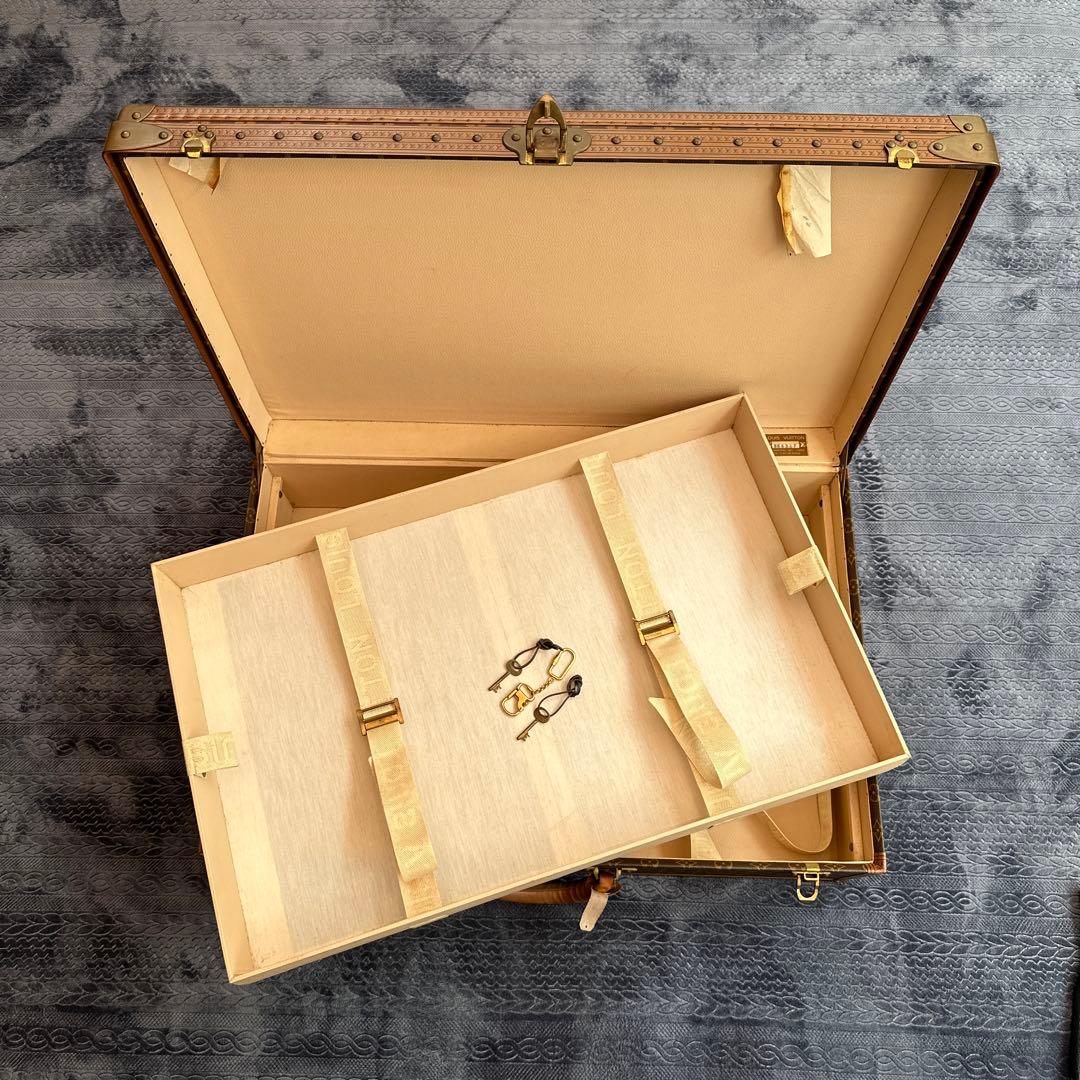 ルイヴィトントランク　鍵あり　大型　ヴィンテージ