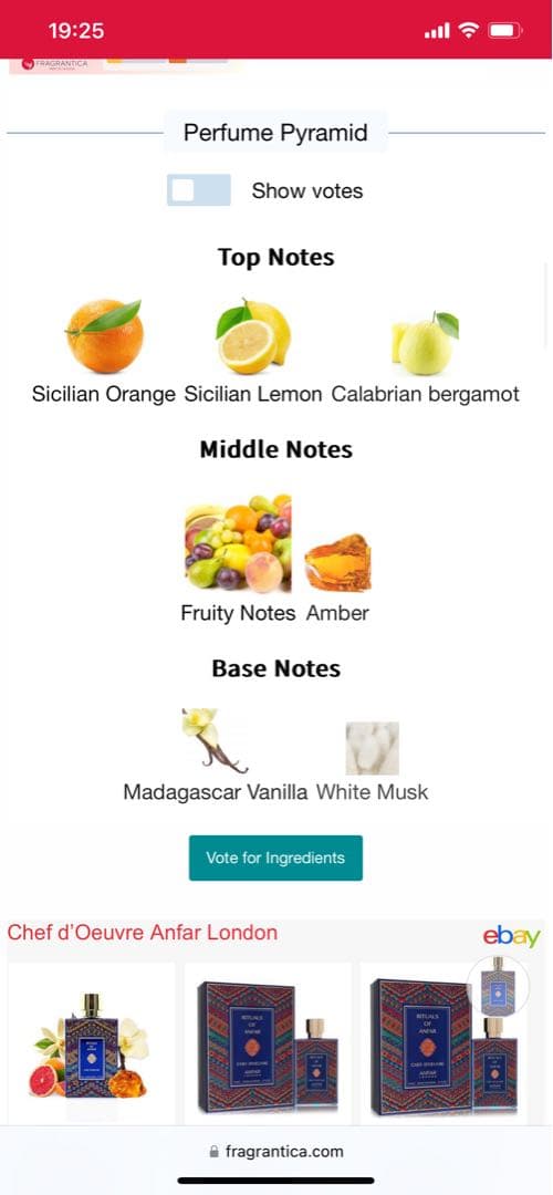 Anfar London Chef d’Oeuvre