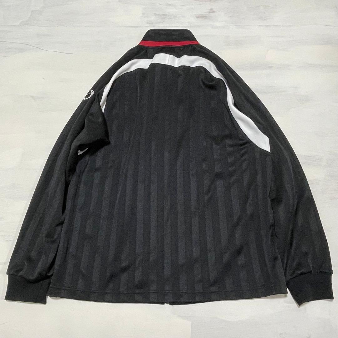 美品　00s NIKE ジャージ　セットアップ　黒×赤　ブラック　XL