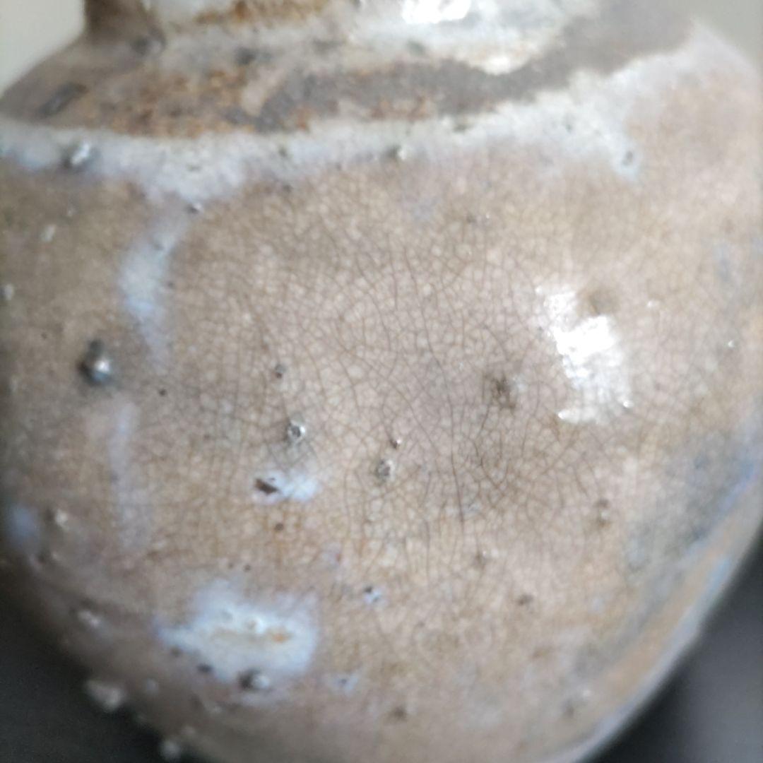 値下げしました。 青と灰色の釉薬の陶器花瓶