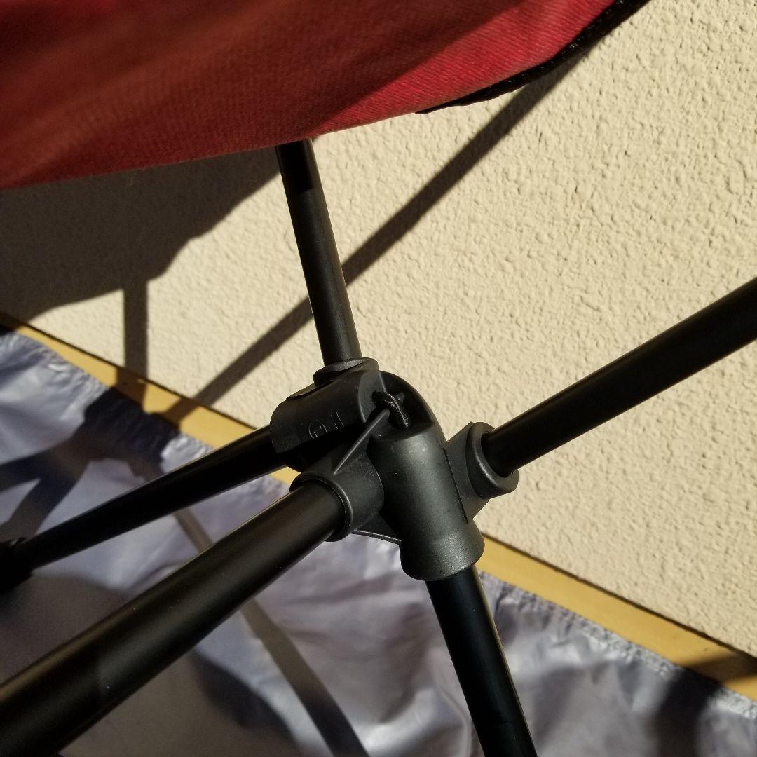 ヘリノックス　アウトドアチェア　レッド