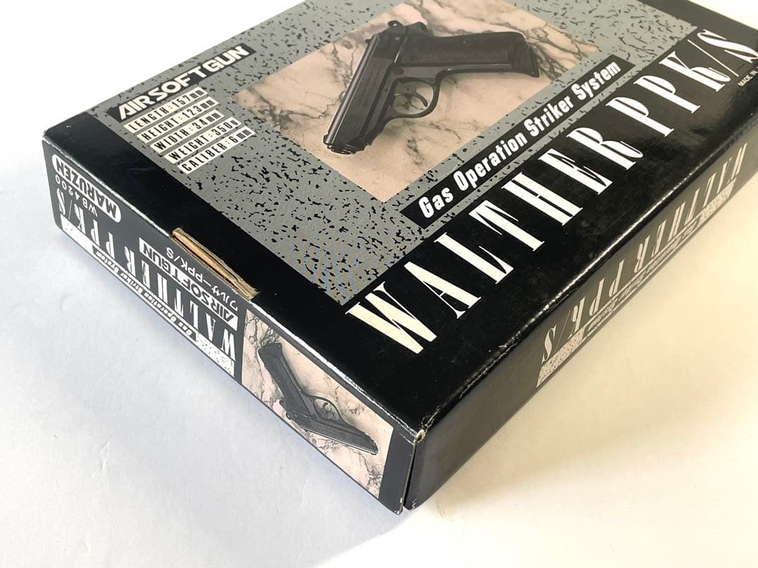 【エアーガン】ワルサーPPK/S ブラックモデル（MARUZEN） ※18歳以上