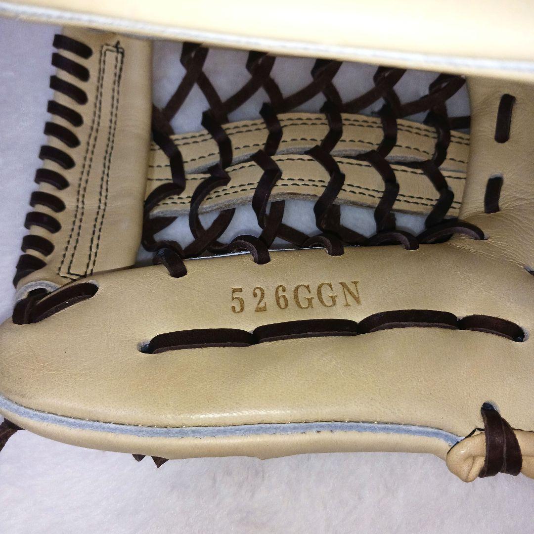 Zeems ベージュ 軟式グローブ526GGN　2023年限定 三方親 外野手用