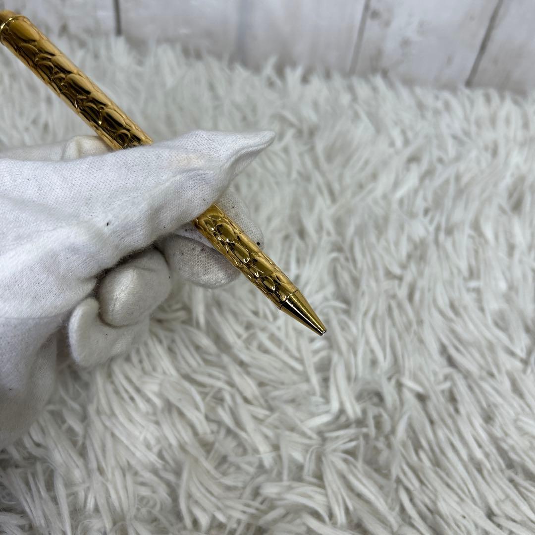 GUCCI ペン　ボールペン　インターロッキング　ゴールド　gold 金