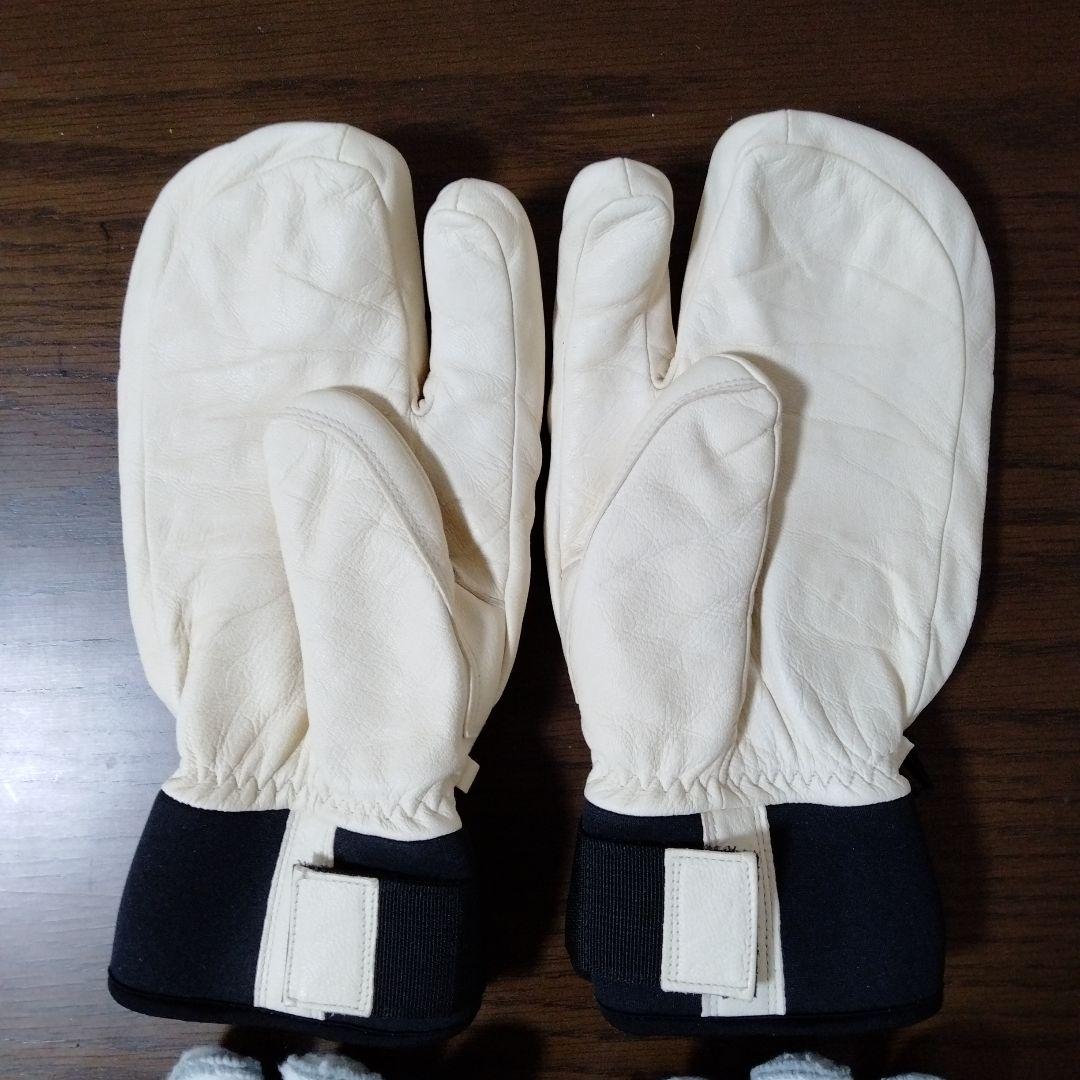 Hestra ミトングローブ サイズ8 オフホワイト