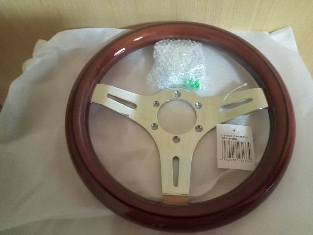 ウッド ステアリング 29Φ 新品　290mm　小径　旧車　他