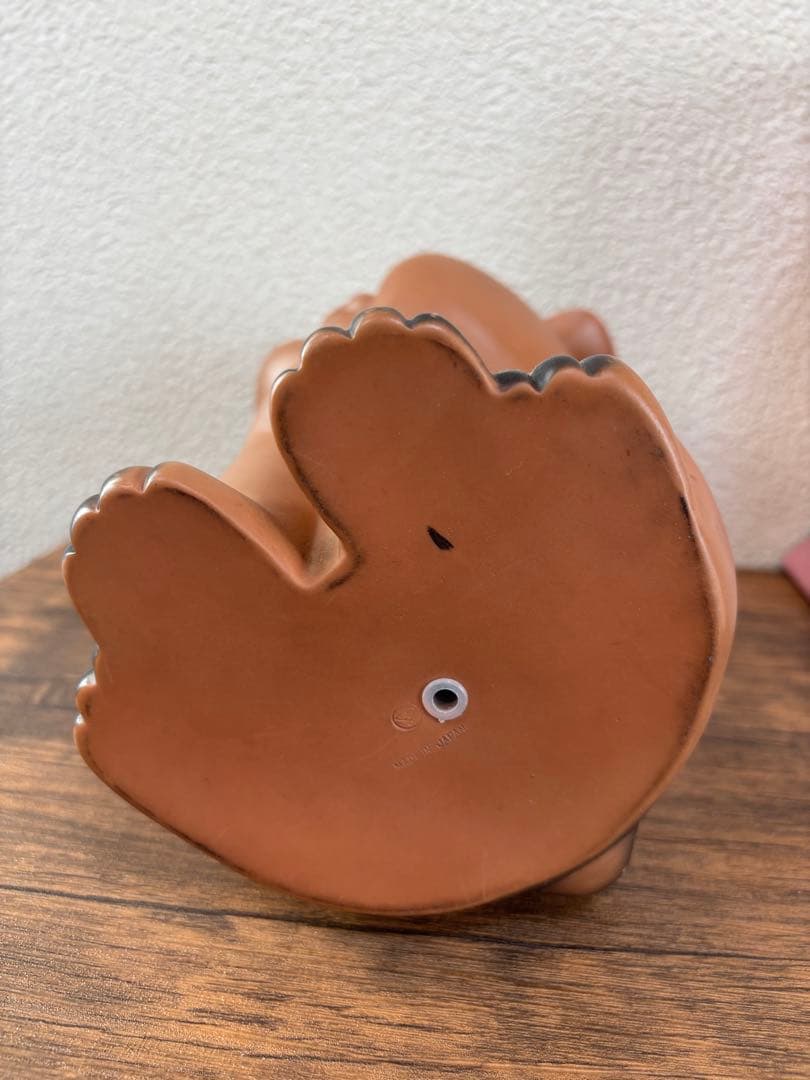 昭和レトロ ソフビ人形 笛付 ラバードール 犬 茶色