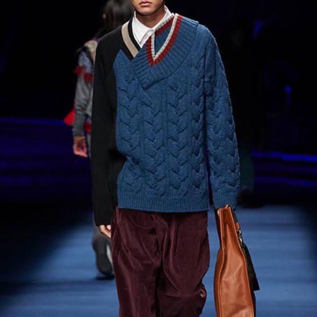 kolor 2021 AW クレイジーパターンニット サイズ1