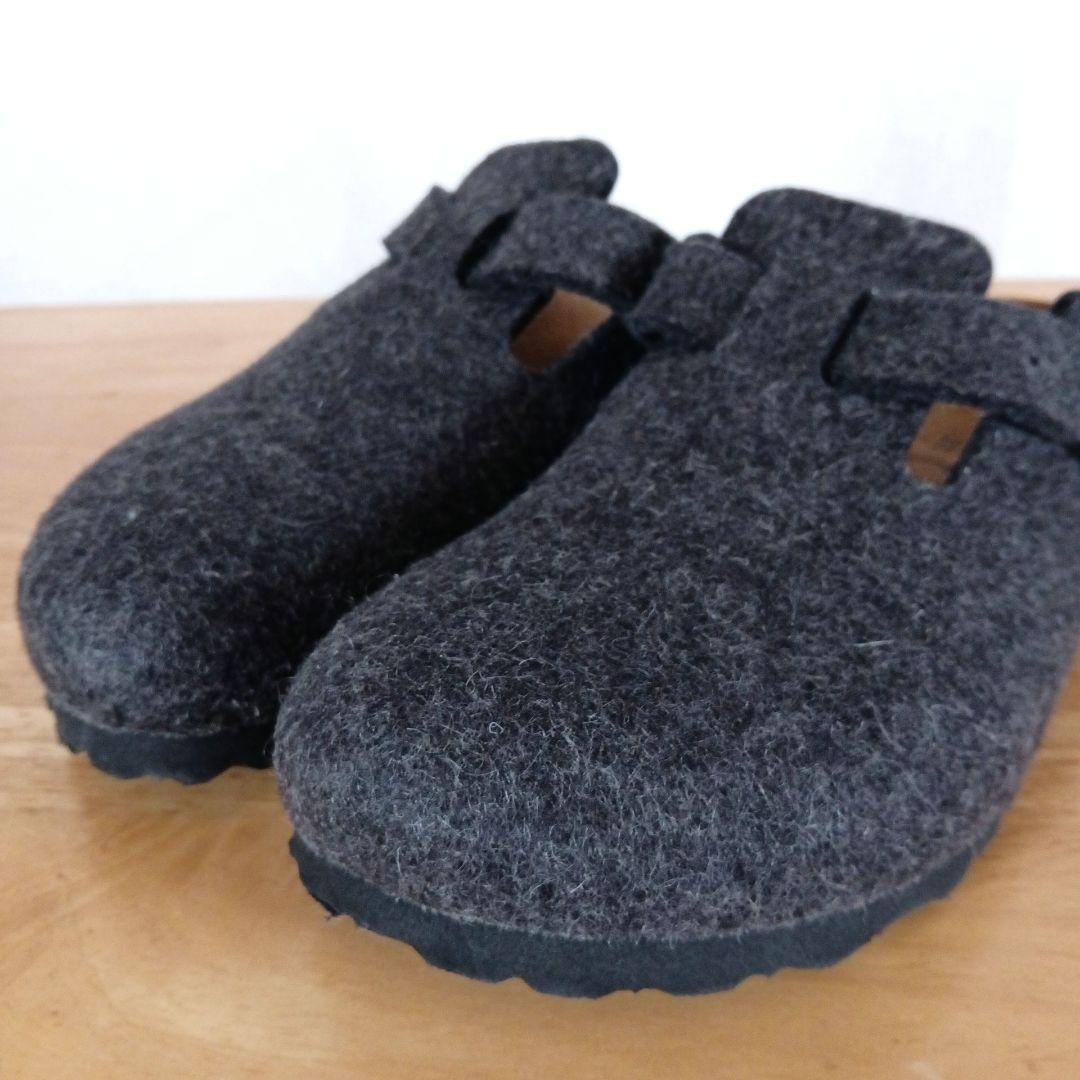 極美品◆ビルケンシュトック　ボストン　フェルト　35　BIRKENSTOCK
