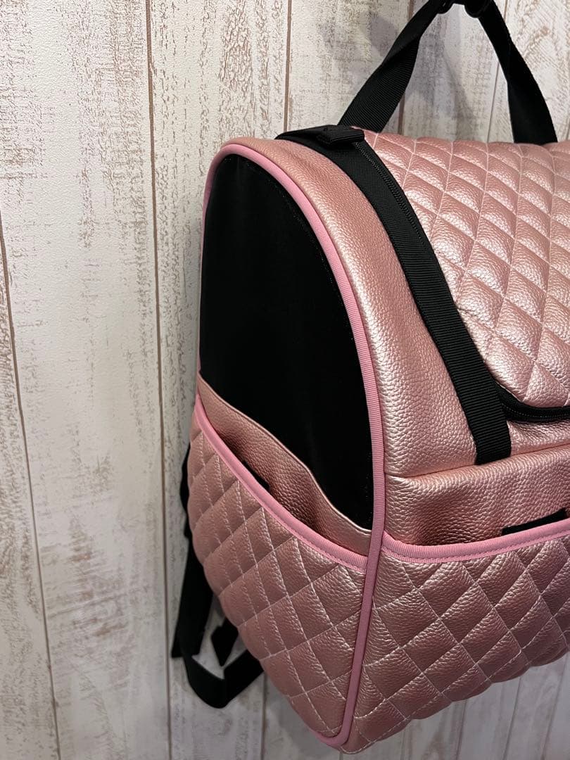 【傷あり】LuxeBirdie × Fa＊Faコラボキャリー メタリックピンク