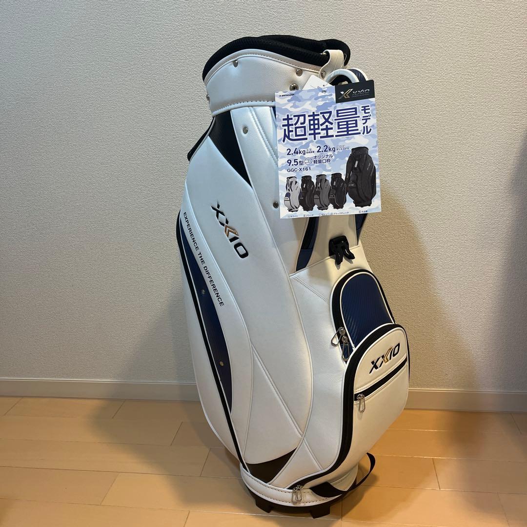 ダンロップ ゼクシオ キャディバッグ 9.5型 GGC-X161 ホワイト