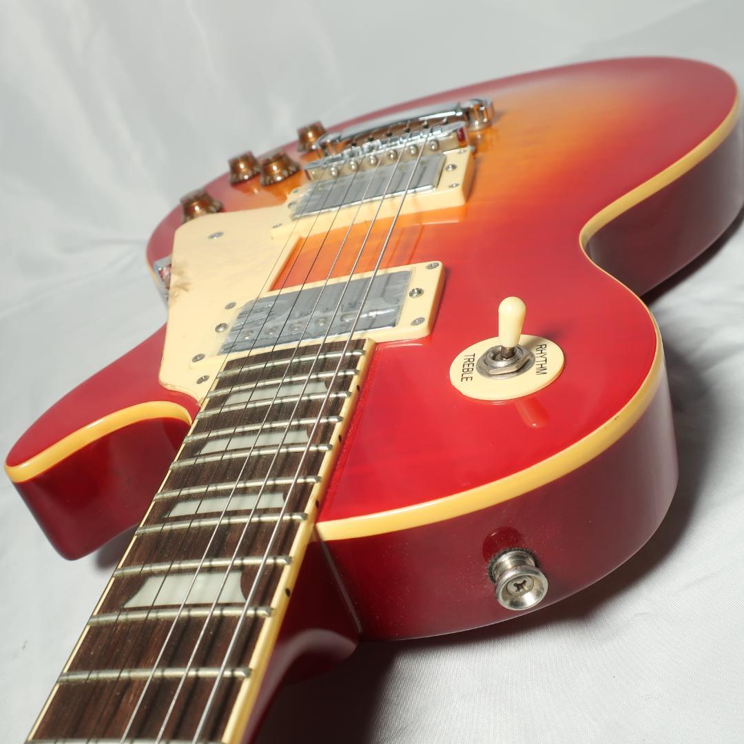 ケンケン用 美品JUNO レスポールタイプ エレキギター ケース付 セットネック