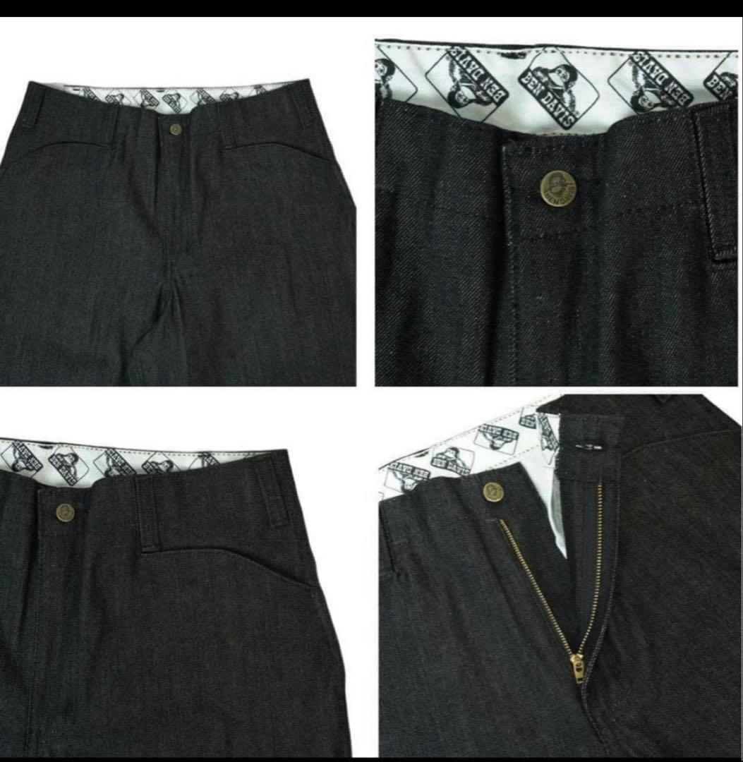 BEN DAVIS GORILLA CUT W36 ブラックデニム　ゴリラカット