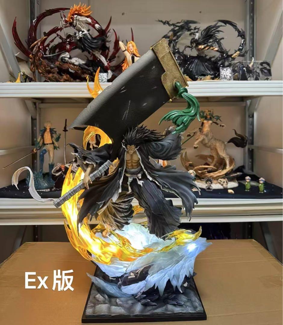 BLEACH 更木剣八 ガレージキット ガレキ スタチュー①⑥