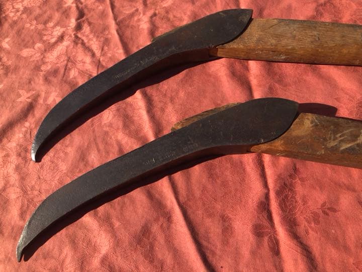 土佐 在銘 超大型鳶口です　年代物　　2本セット出品