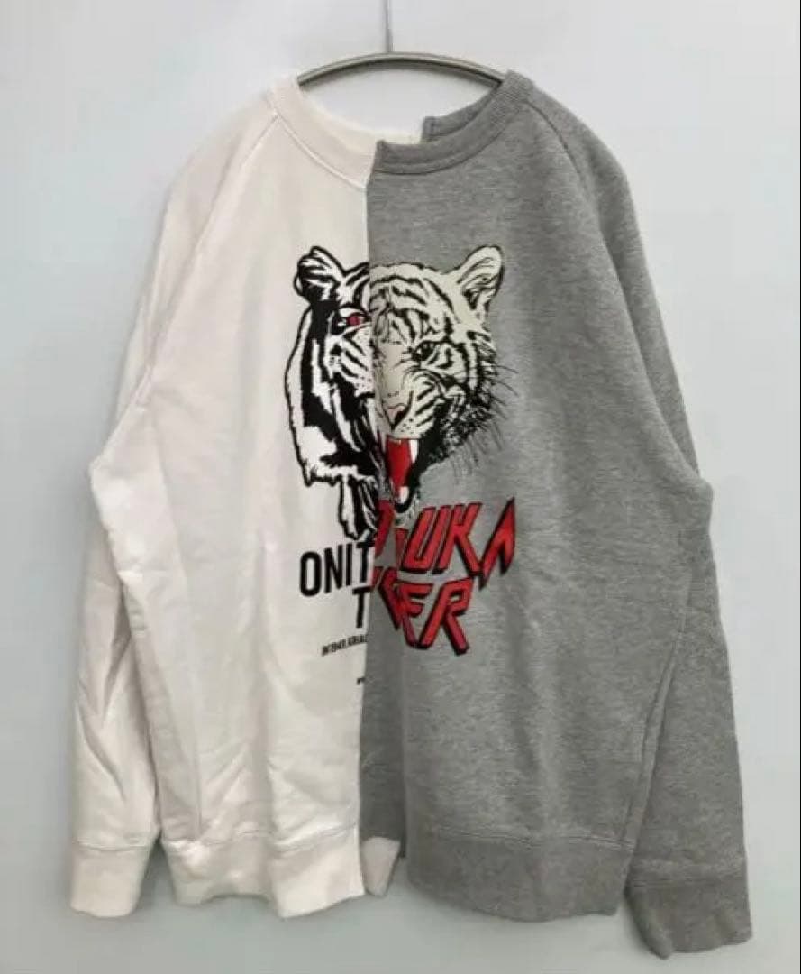 Onitsuka Tiger トラ刺繍 トレーナー
