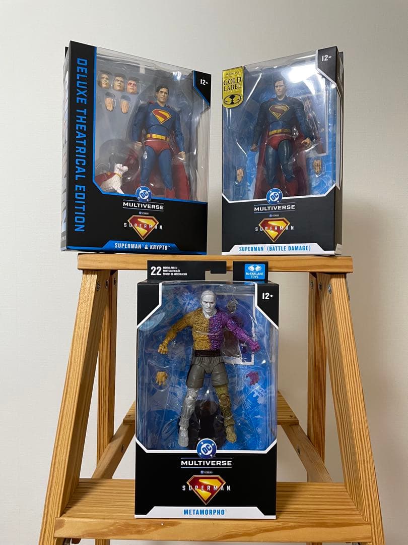 スーパーマン マクファーレントイズ　メタモルフォ　superman フィギュア