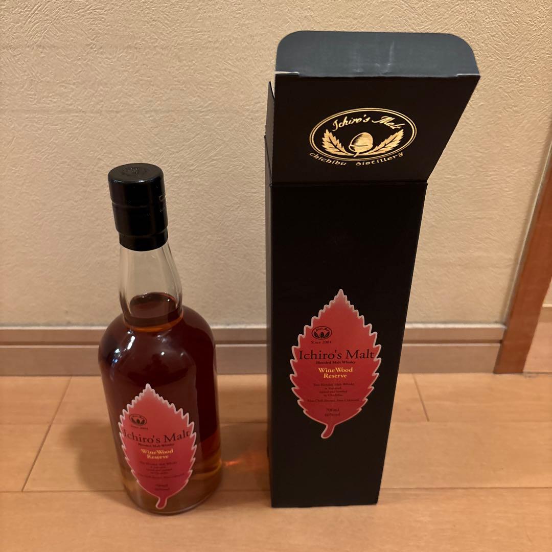 【新品・箱入り・未開栓】イチローズモルト ワインウッドリザーブ リーフラベル