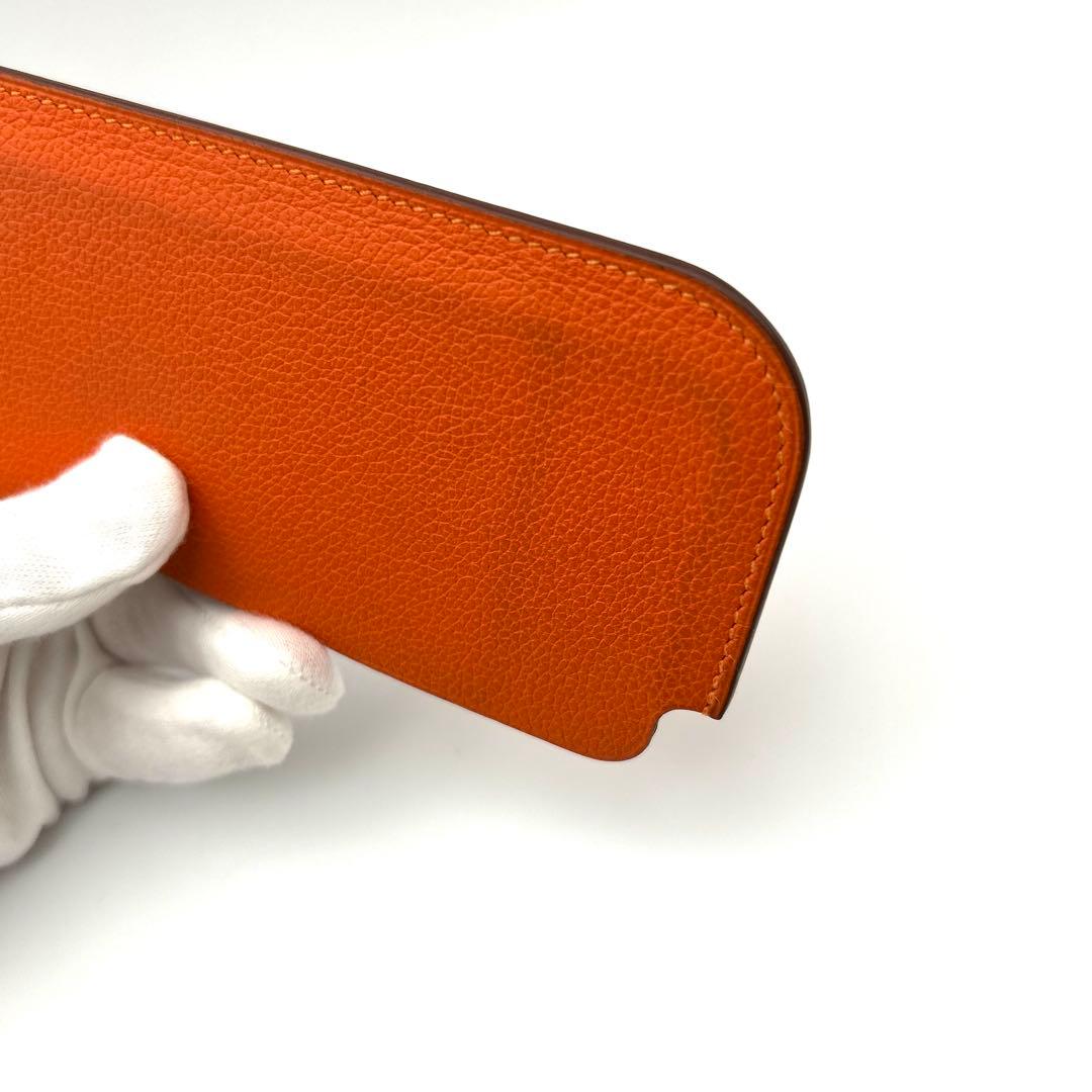 エルメスHERMES エテュイイーカバー レザースマホケースカードケース