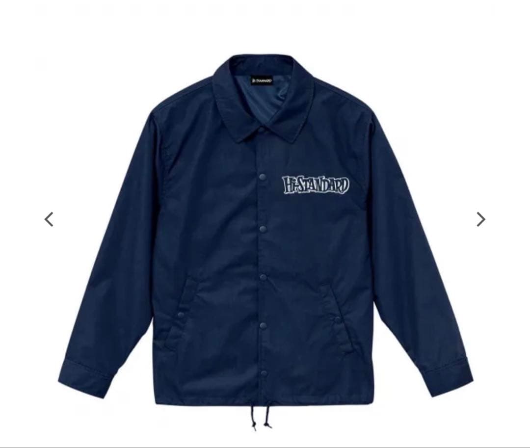 【新品未開封】Hi-STANDARD ロゴ コーチジャケット L 紺