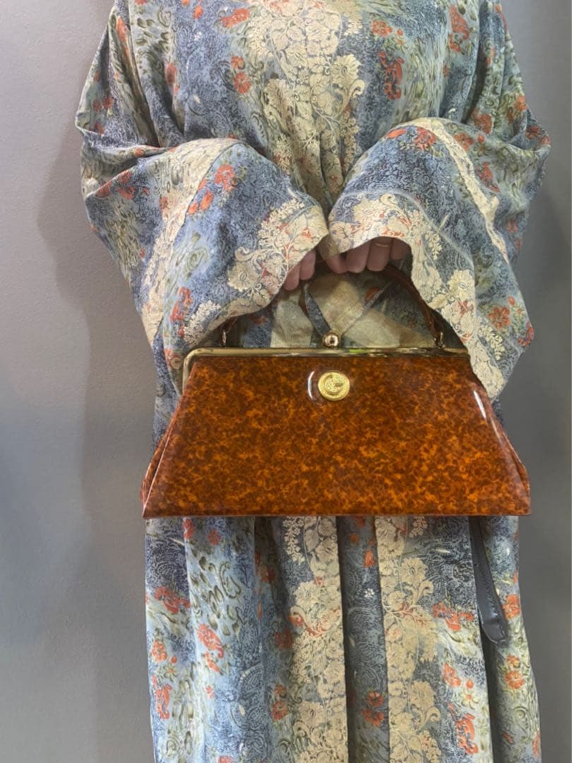 古着 ビンテージ パーティー がま口 バンド バック バッグ