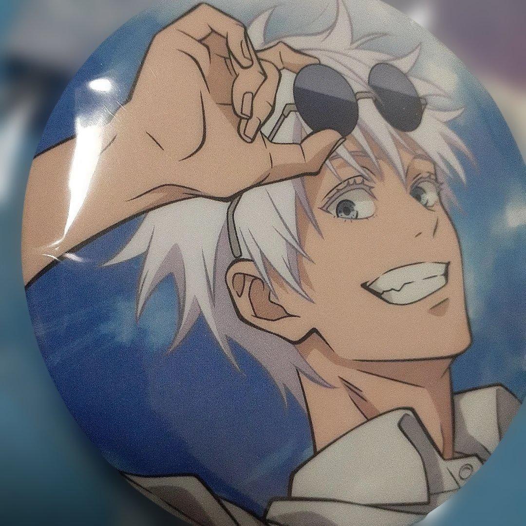 呪術廻戦セガラッキーくじ 希少 五条悟缶バッジ 合計2点セット