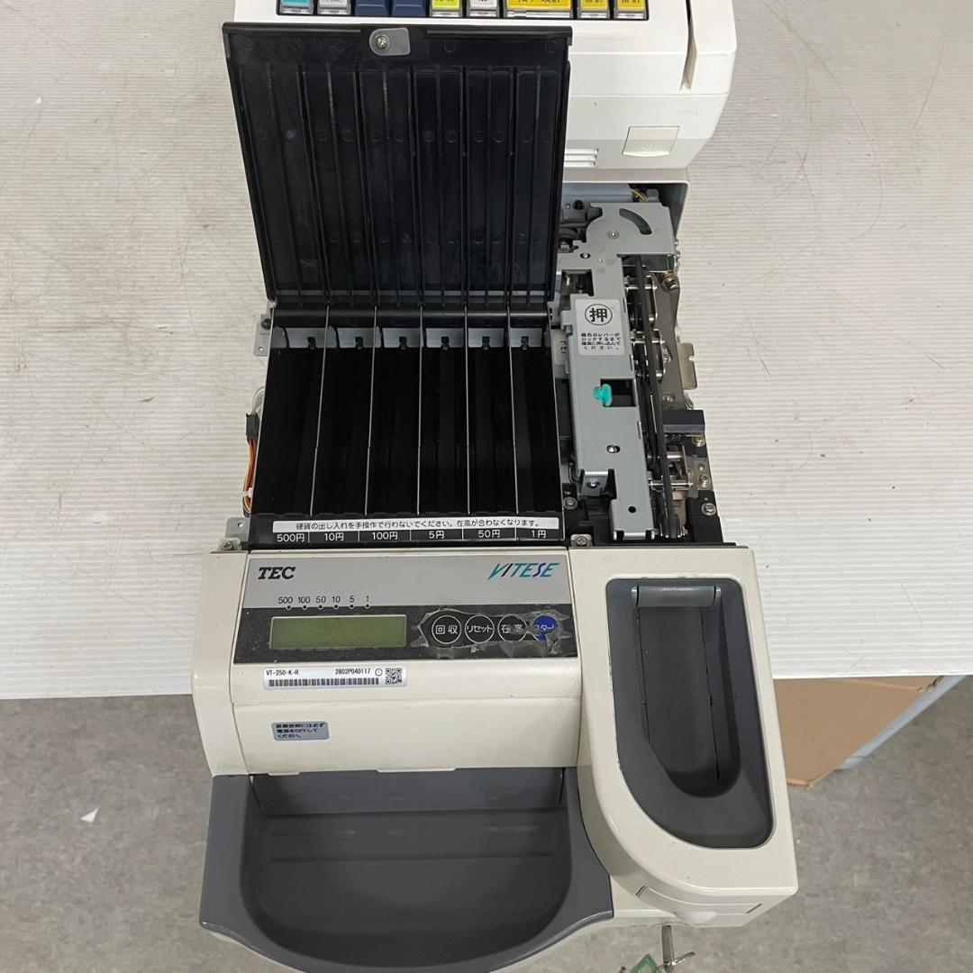 東芝テック 電子レジスター POSレジ QT-100 店舗用品 ① J0751