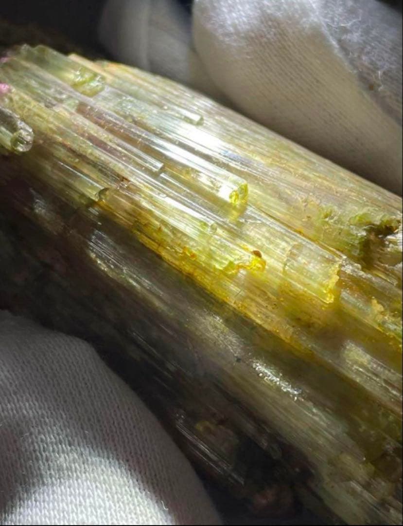 トルマリン原石　超巨大　サクラカラートリカラーバイカラー宝石質