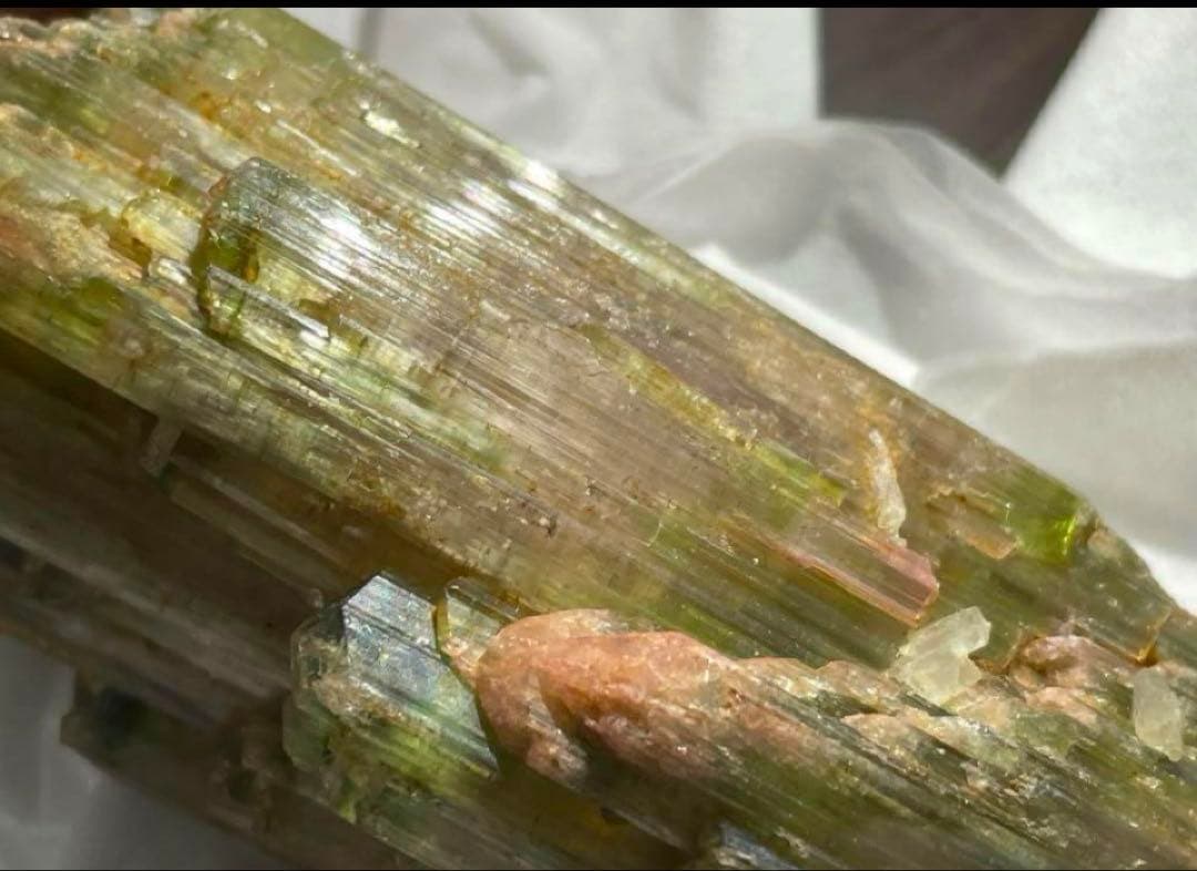 トルマリン原石　超巨大　サクラカラートリカラーバイカラー宝石質