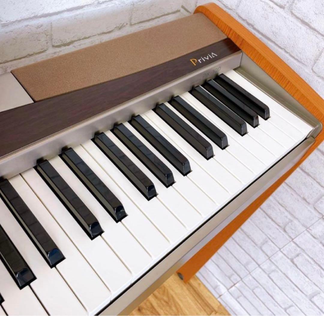 CASIO◆ 88鍵盤 電子ピアノ Privia プリヴィアPX-100【本体】