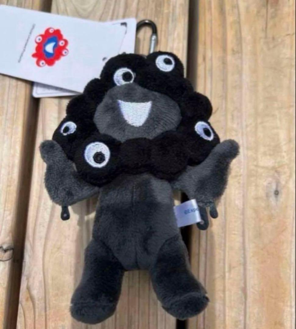 黒ミャクミャク　ぬいぐるみ　大阪関西万博会場限定　マスコット　立ちバージョン