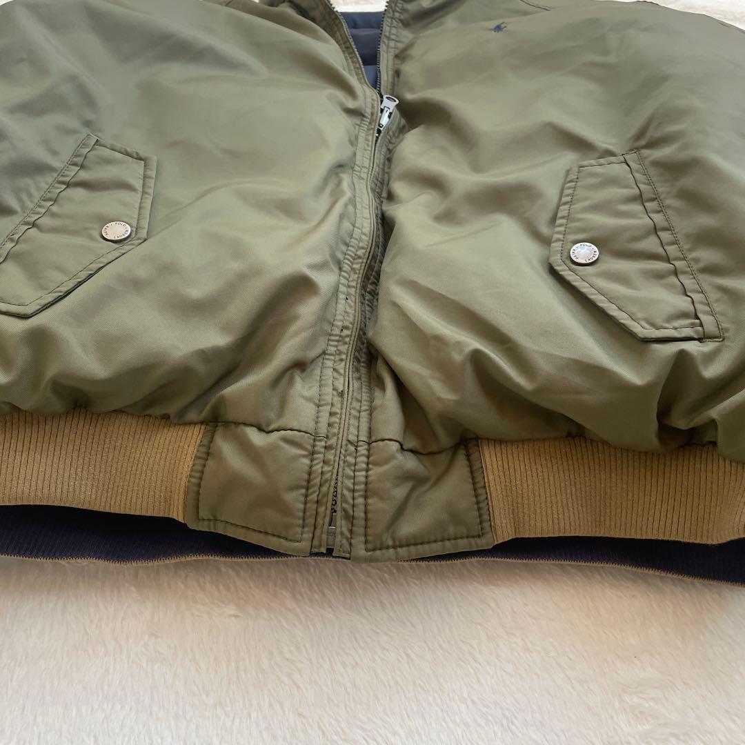 90s＊POLO RALPH LAUREN＊リバーシブルダウンジャケット＊XXL