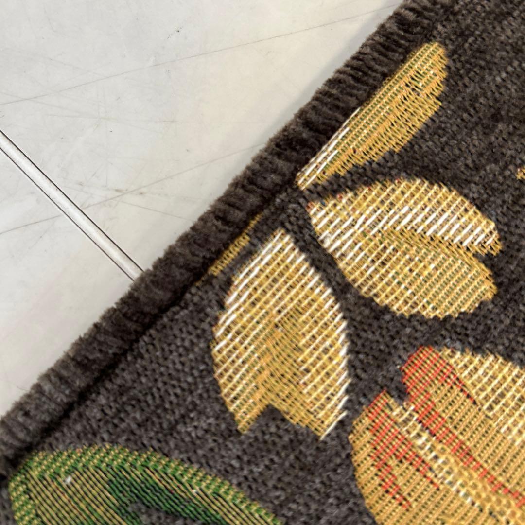 新品☆花柄のシェニールラグ 200×250cm 上品 桜の花 さくら模様