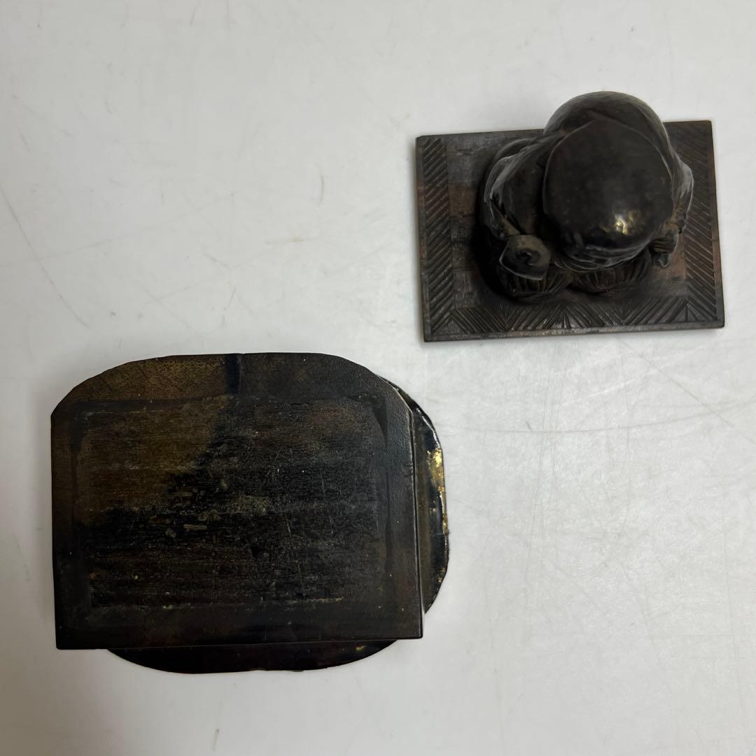 江戸初期 木彫大黒天 厨子入 東キ8-0204☆2F