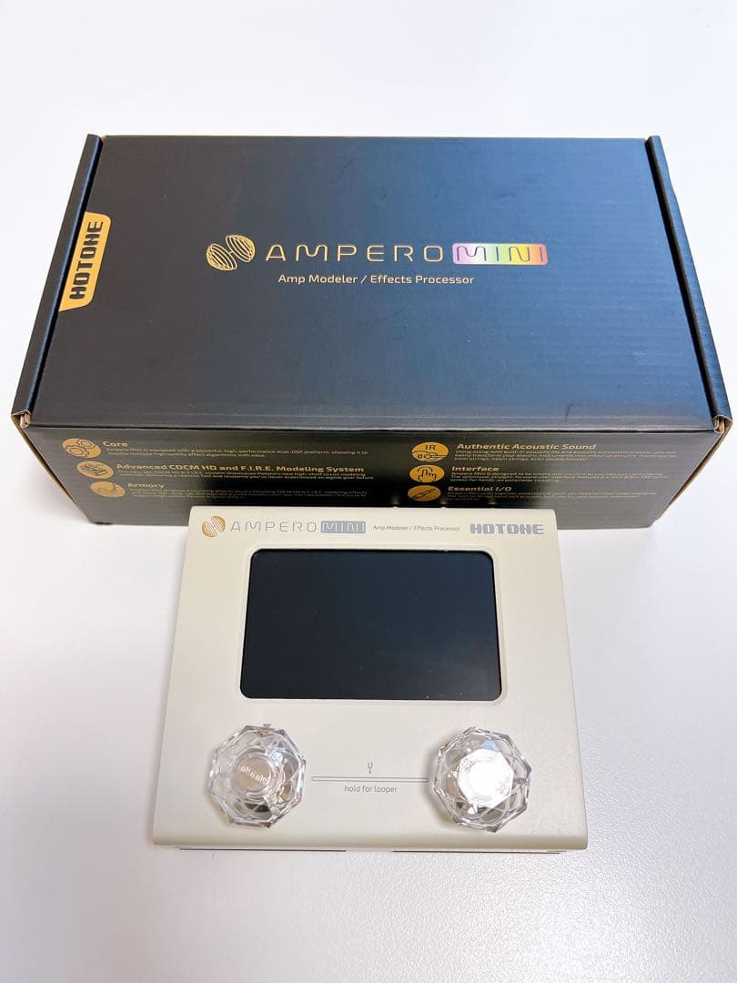 【美品】HOTONE AMPERO MINI ギターエフェクター【付属品完備】