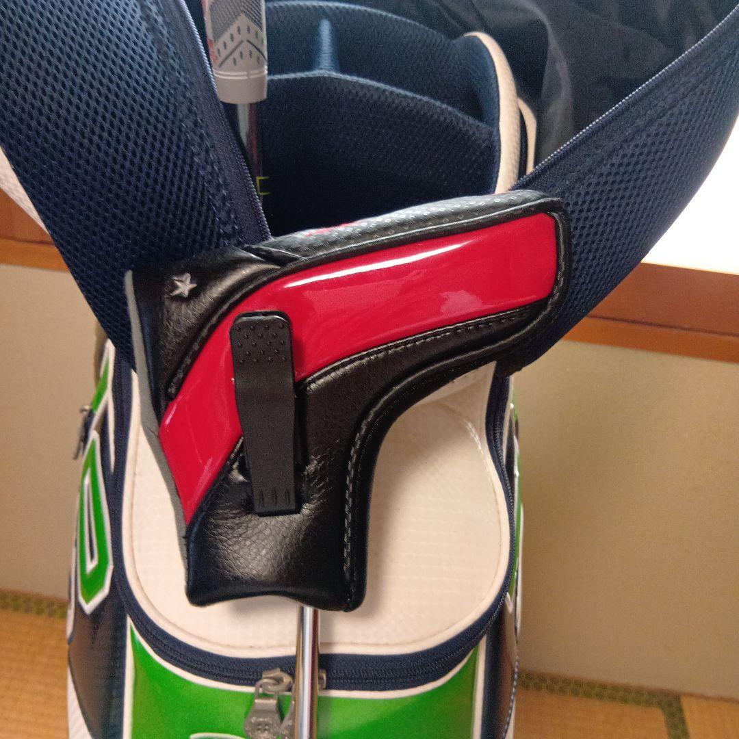 PARADISO ゴルフバッグ ホワイト/グリーン