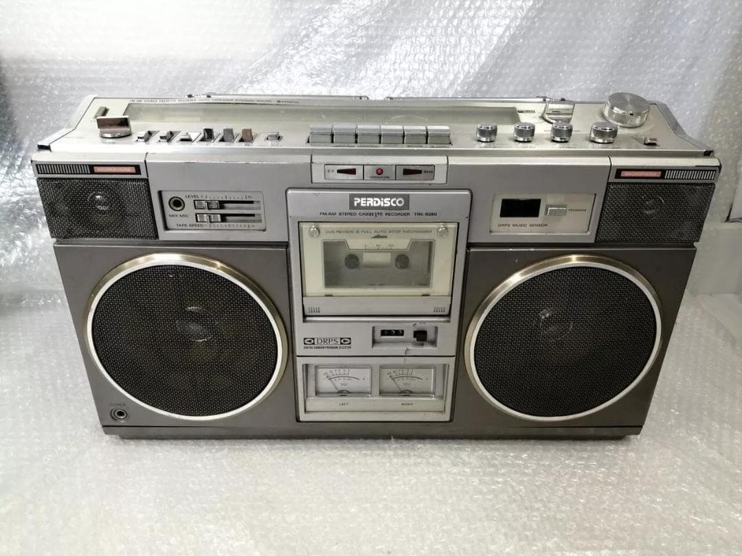 日立 HITACHI TRK-8280 ラジカセ 希少 昭和レトロ　難あり