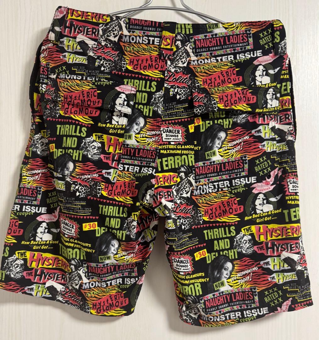 ヒステリックグラマー 水陸両用 2way スイムショーツ M 総柄パンツ
