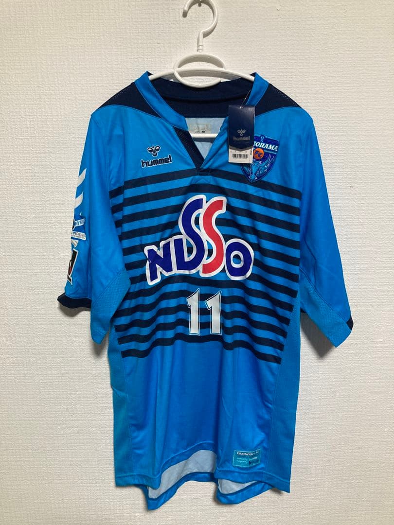 横浜FC サッカーユニフォーム 2007-2008 三浦知良 当時物　未使用品