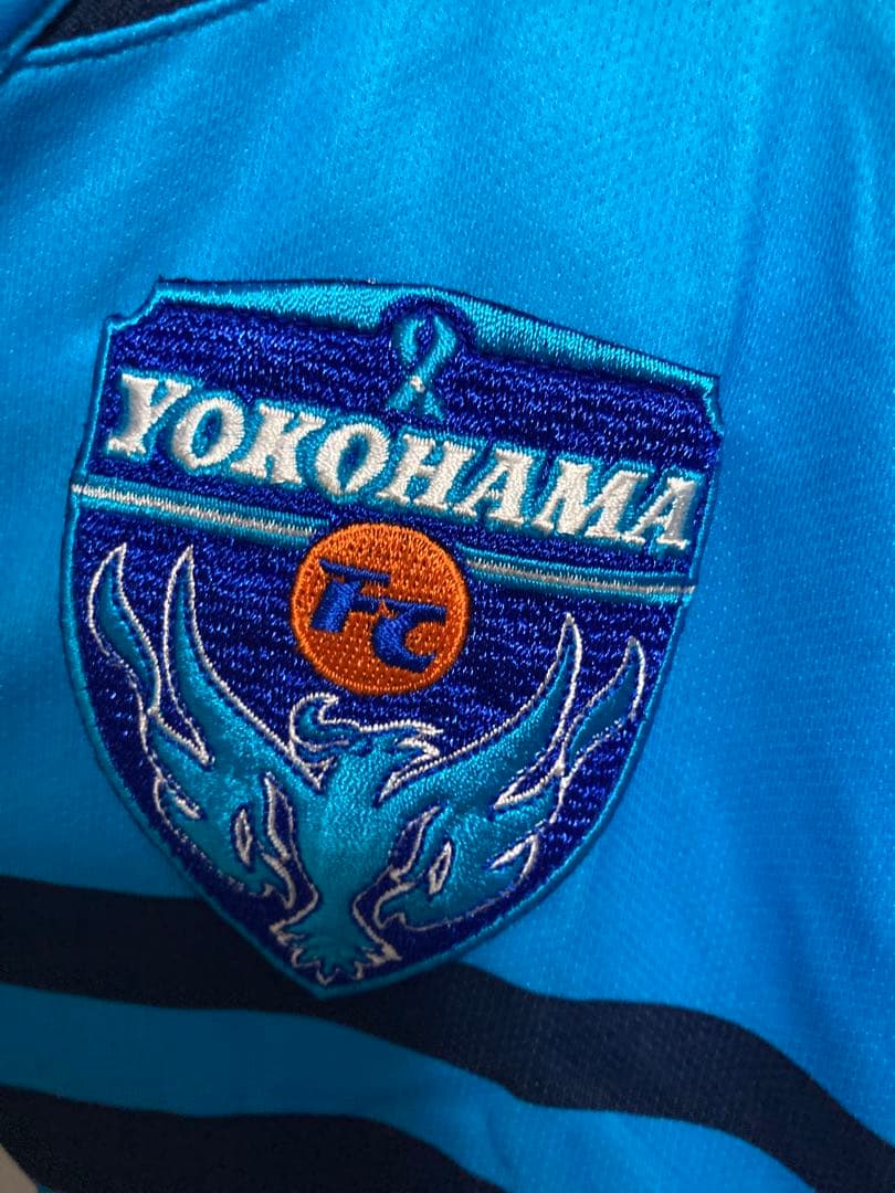 横浜FC サッカーユニフォーム 2007-2008 三浦知良 当時物　未使用品