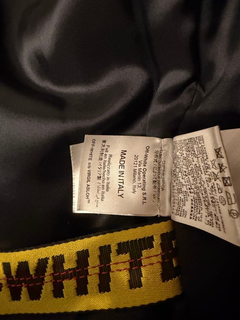 訳あり　正規品オフホワイトボンバージャケット　Sサイズ