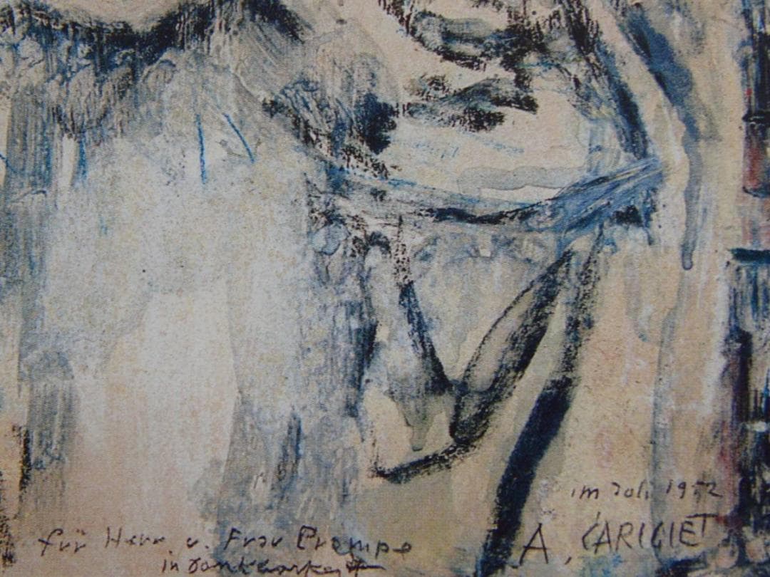 アロイス・カリジェ、【不動のマドンナ】、希少画集画より