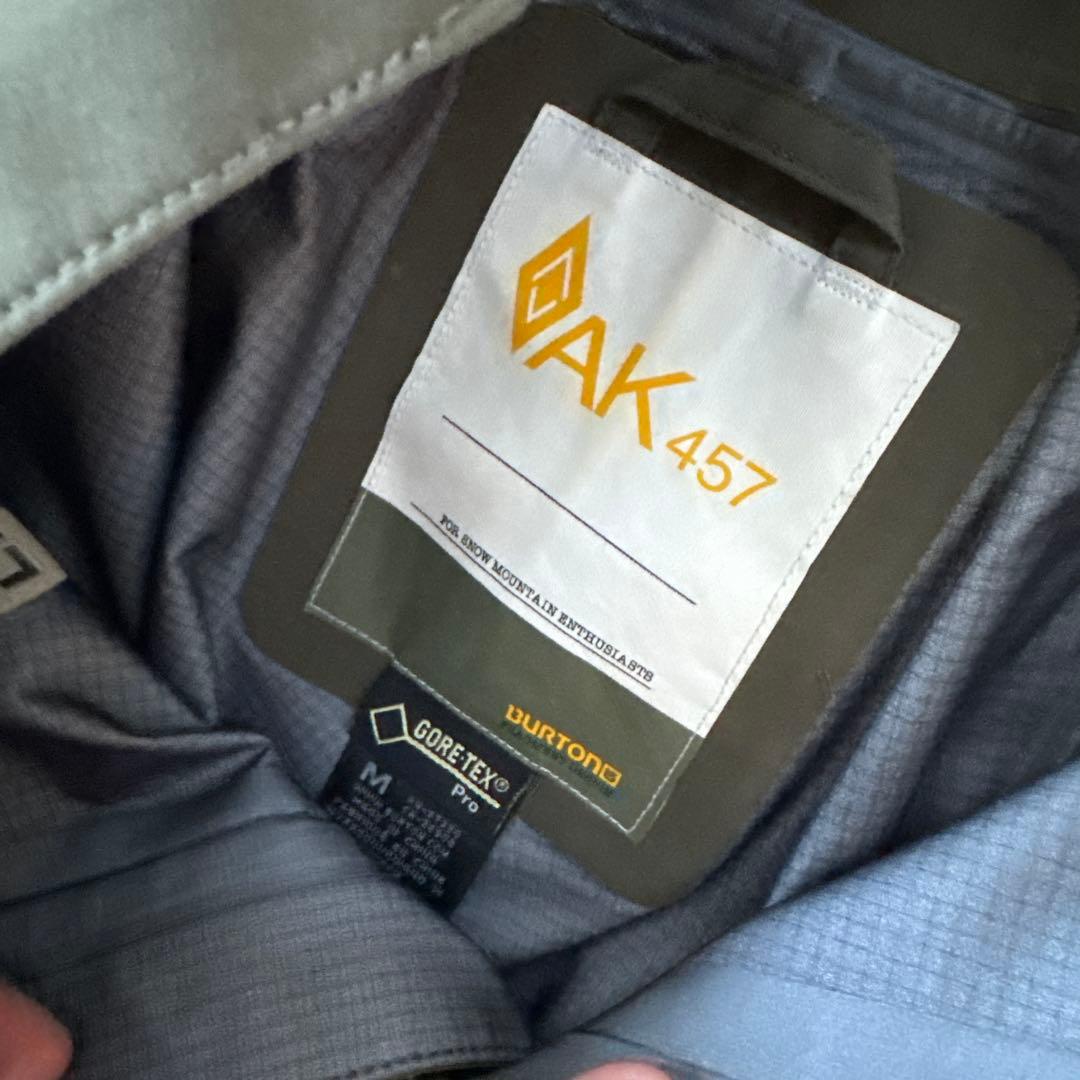 ak457 burton 上下 バートン ガイド ゴアテックス ビブ ジャケット