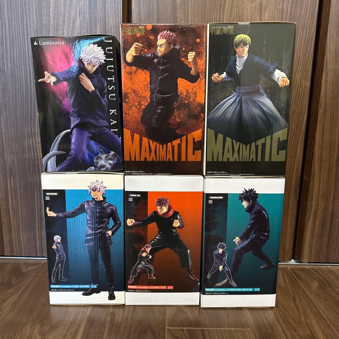 呪術廻戦　フィギュア6体セット　グランディスタ　マキシマティック
